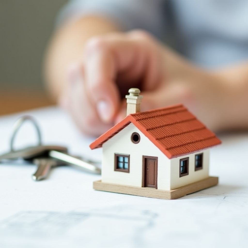 Contrato de crédito hipotecario con llaves de propiedad